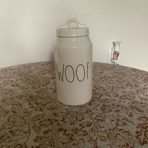 Rae Dunn dog treat canister